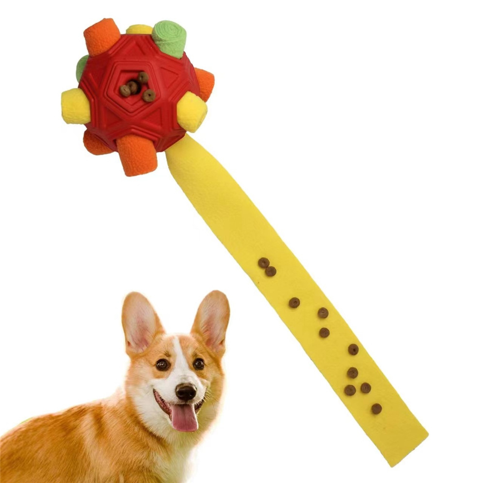 Factory Wholesale Interactive Pet Toys Dog Snuffle Toy Ball Slow Feed Food Dispenser Training Toy for dogs