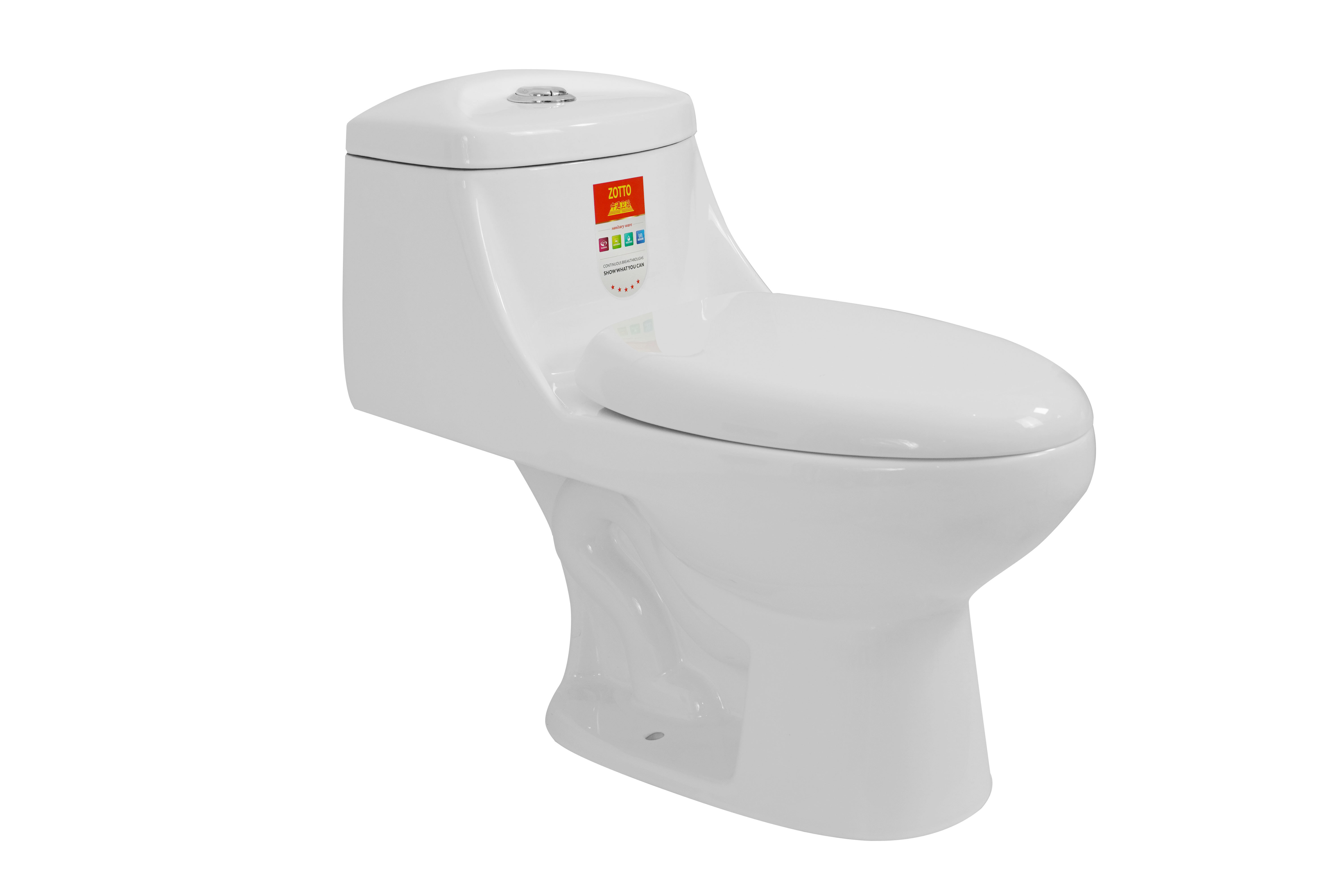 China Suppliers Sanitary Ware Modern WC Bathroom Commode Bowl Cheap Ceramic Siphon One-piece Toilet Bowl For Bathroom