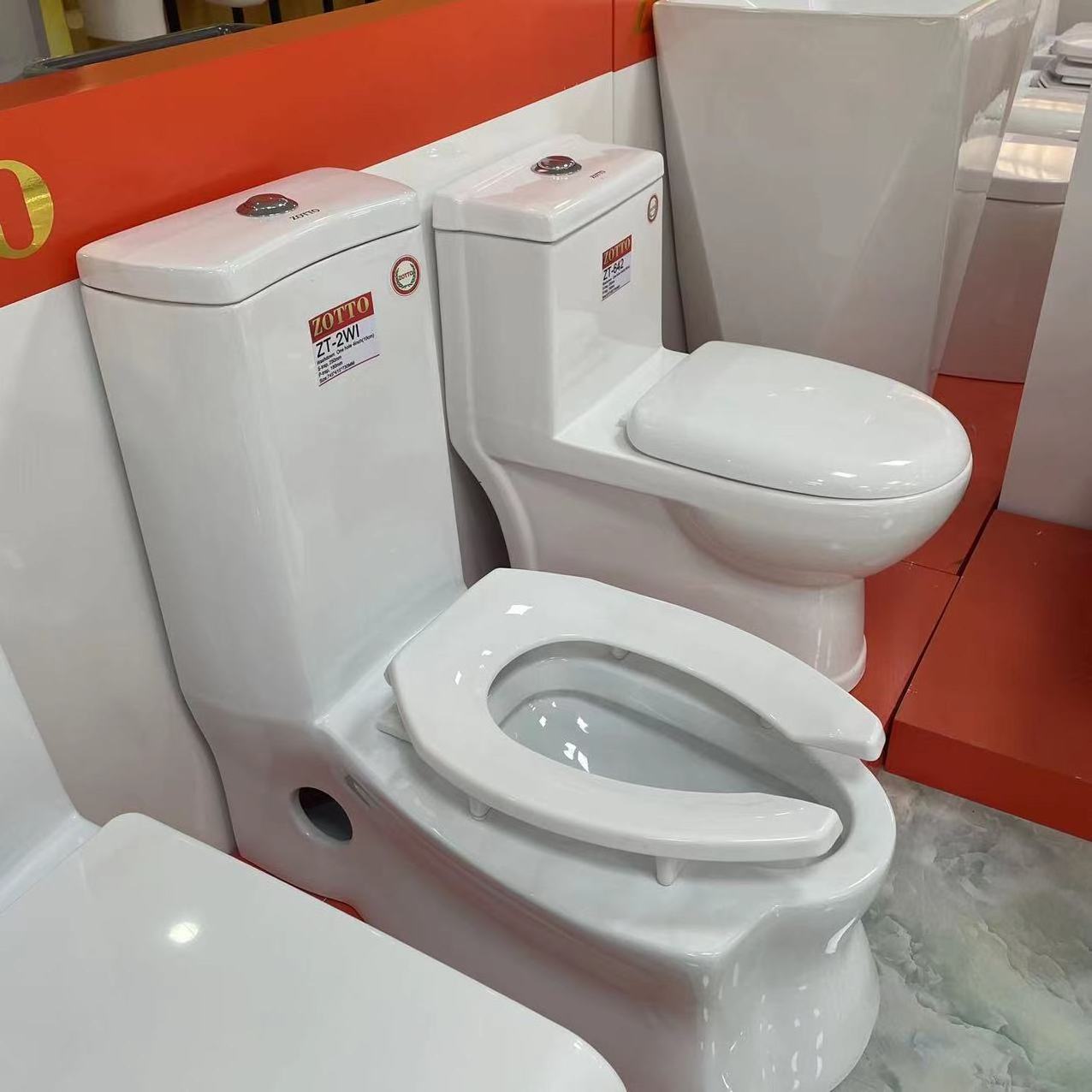 New and unique design full glaze spray ceramic bathroom squatting pan toilet dual-purpose toilet