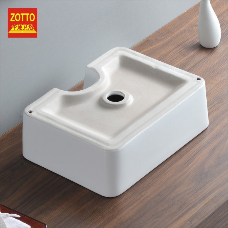 Hot Sale Ceramic Bathroom Porcelain Washroom Lavabo Rectangle Art Wash Hand Basin