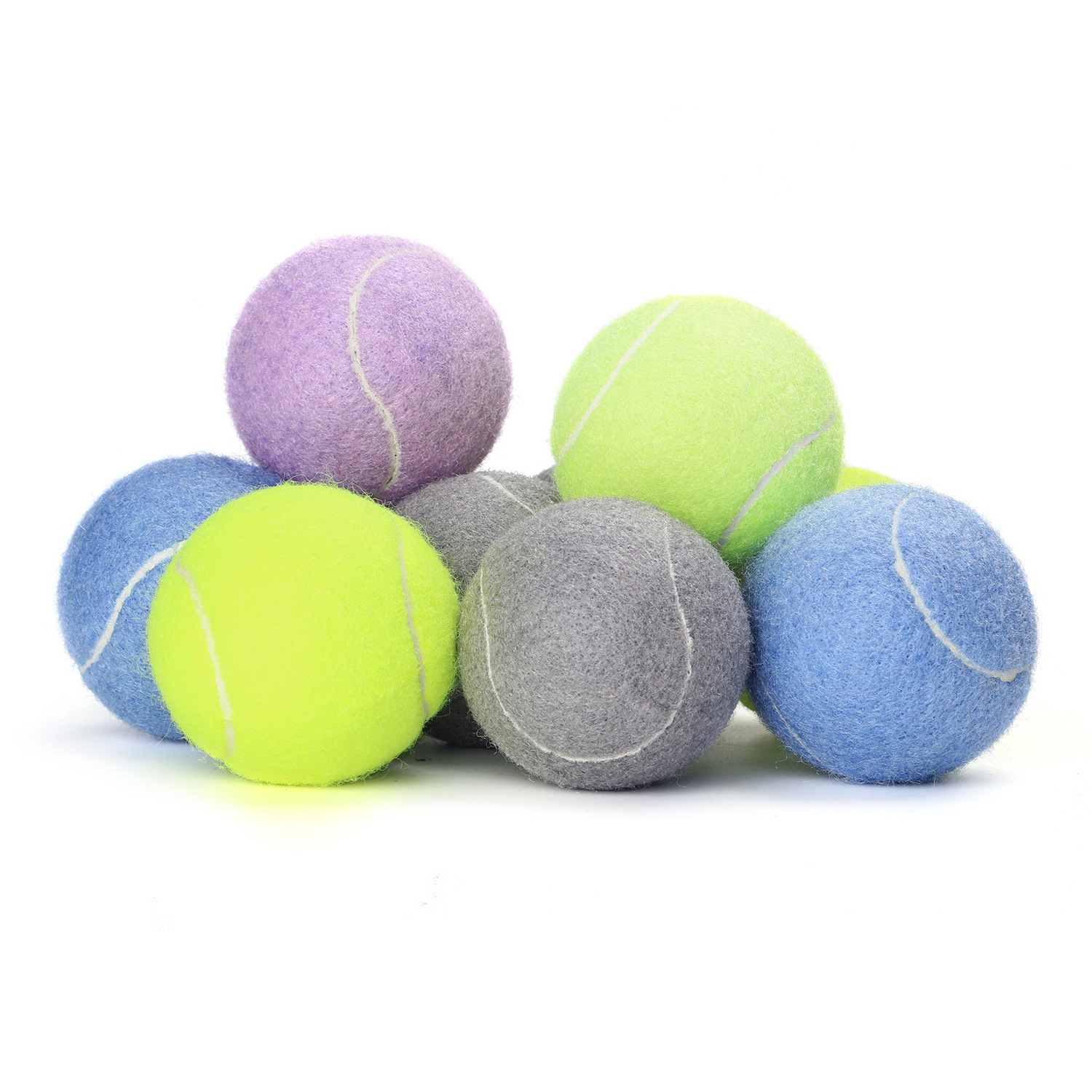 Customized Logo Print Durable Squeaky Dog Tennis Ball Promotion Gift Custom Tennis Balls for Sport Training