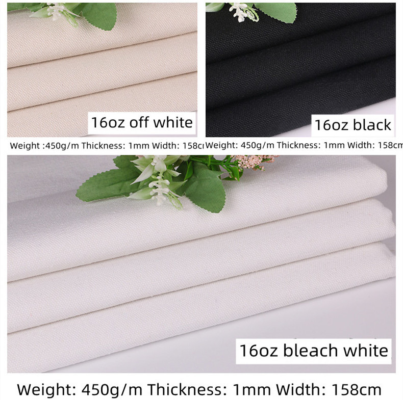 Polyester Cotton Canvas Fabric Roll For Inkjet Print Canvas Fabric For Tote Bags