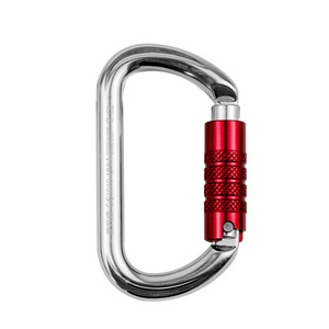 Hot sale Aluminum Carabiners Heat Treatment Safety Hook Oval Shape Carabiner