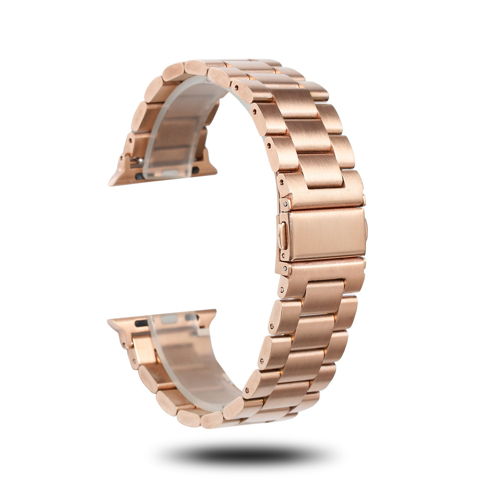 Luxury Watch Metal Watch Bands Rose Gold 304 Stainless Steel Watch Bracelet 18mm 20mm 22mm 24mm for cartier