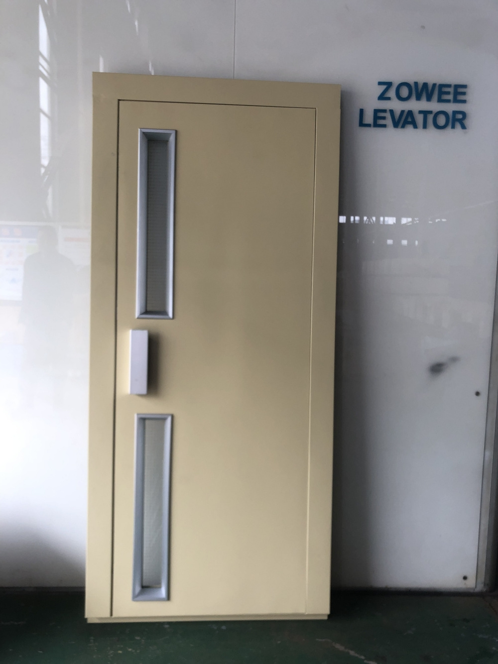 Zowee Customized elevator semi-automatic swing door 700mm 800mm 900mm elev lift right opening manual door landing  door