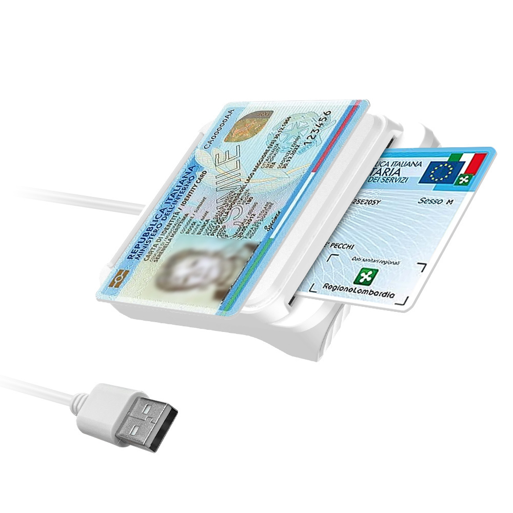 ZOWEETEK 2024 Contact NFC RFID USB Card Reader Credit Card Writer Contactless Card Readers for PC Computers Laptops