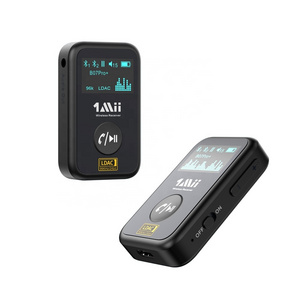 1Mii Bluetooth 5.0 Transmitter Portable Wireless Rechargeable Transceiver Adapter for TV, Audio Receiver for Car System