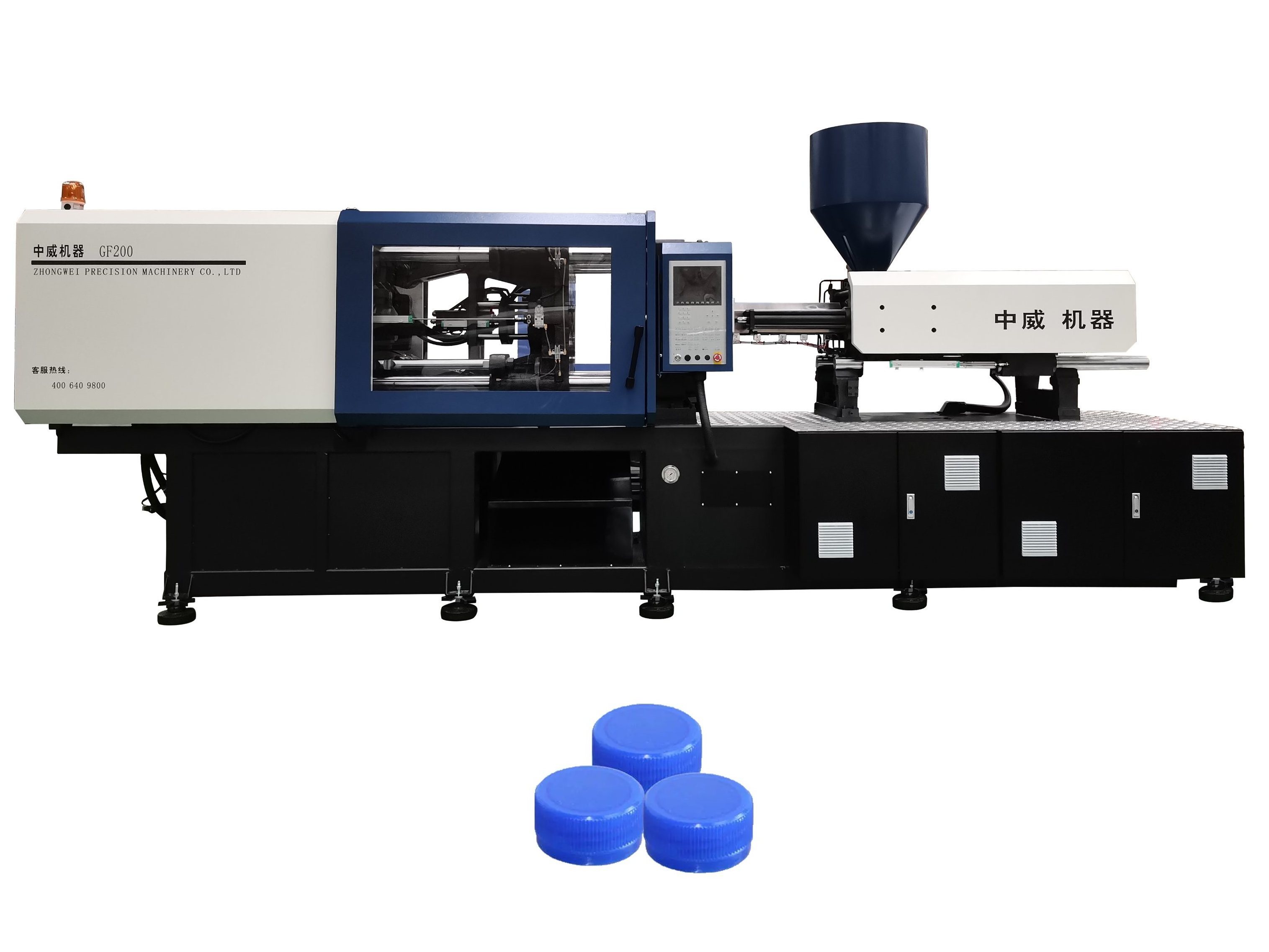 Fully automatic 200t ps clear small plastic injection molding machine for bottle caps