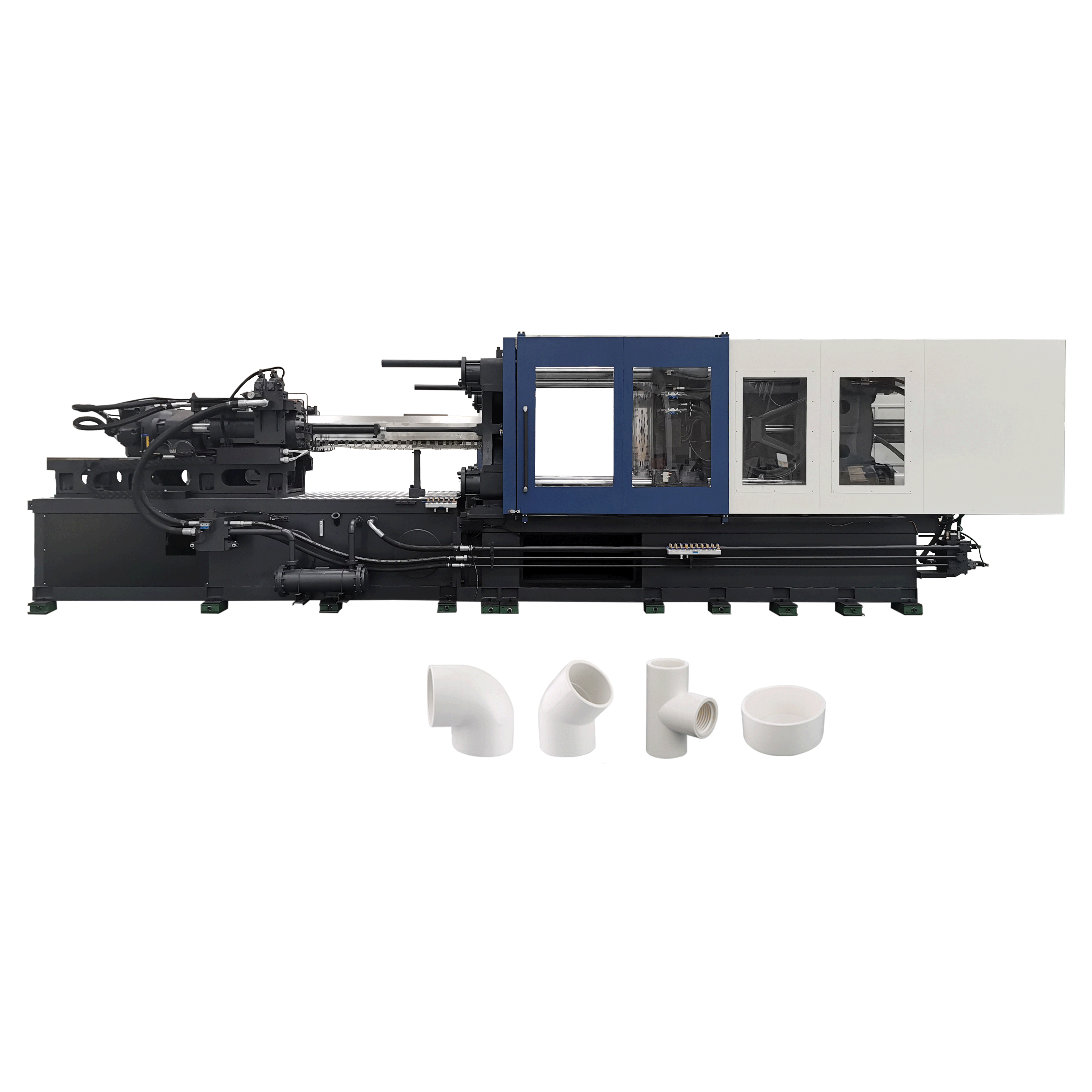 GF650CEH PVC fittings pvc 4 way tee injection machine pvc rubber injection machine