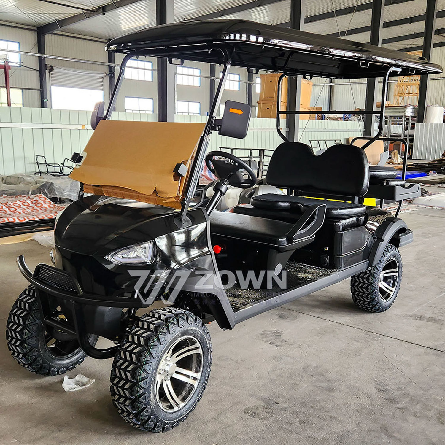 Multifunctional tourist hotel reception security patrol golf cart/electric four-wheel mini golf cart with customizable colors