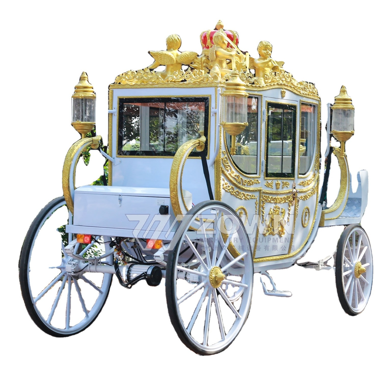 Royal Victorian Design Wedding Sightseeing Carriage/Carriage Supplier Royal Carriage Movie Props/Electric Horseless Carriage