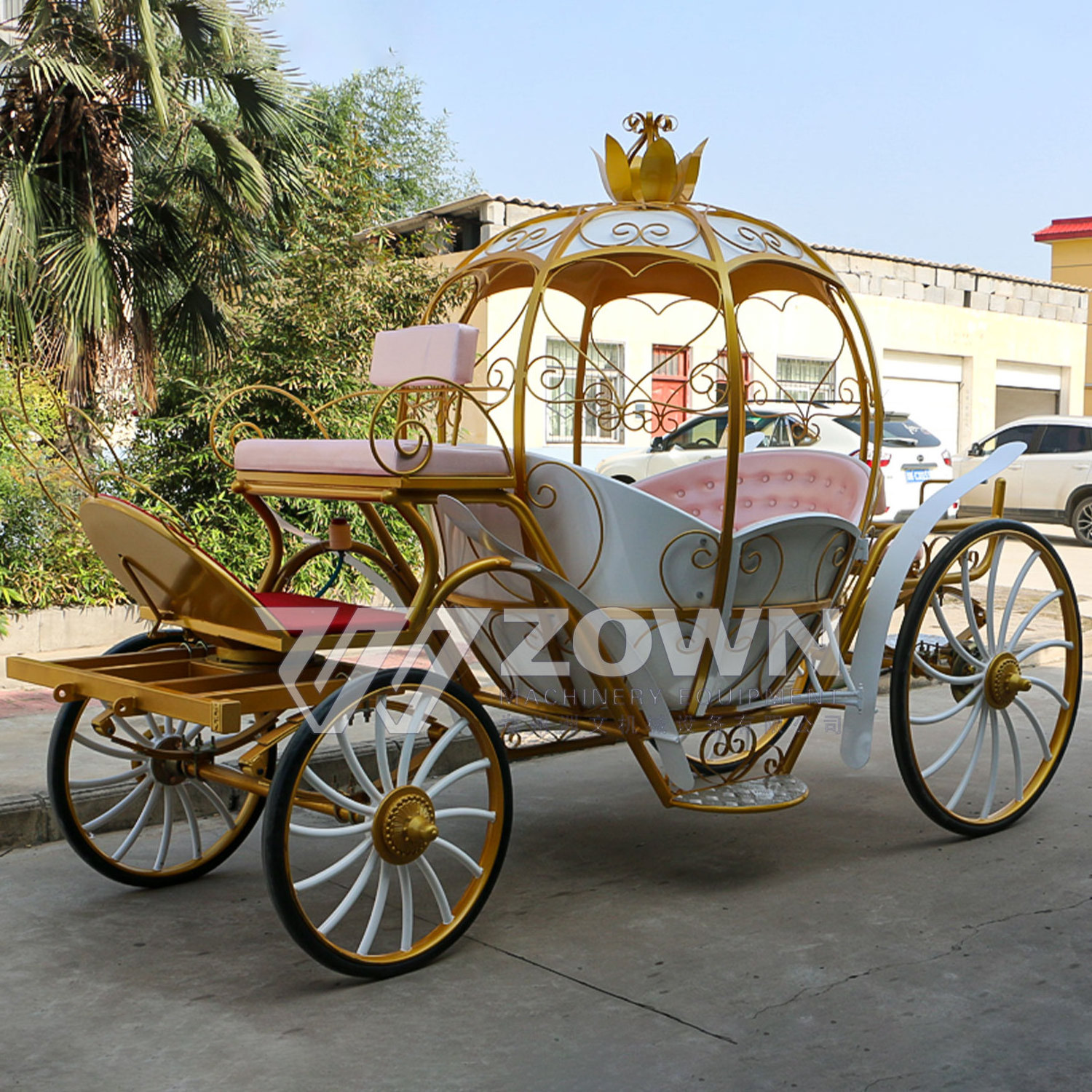 Queen's Wedding/Cinderella Carriage Horse-drawn Pumpkin Carriage