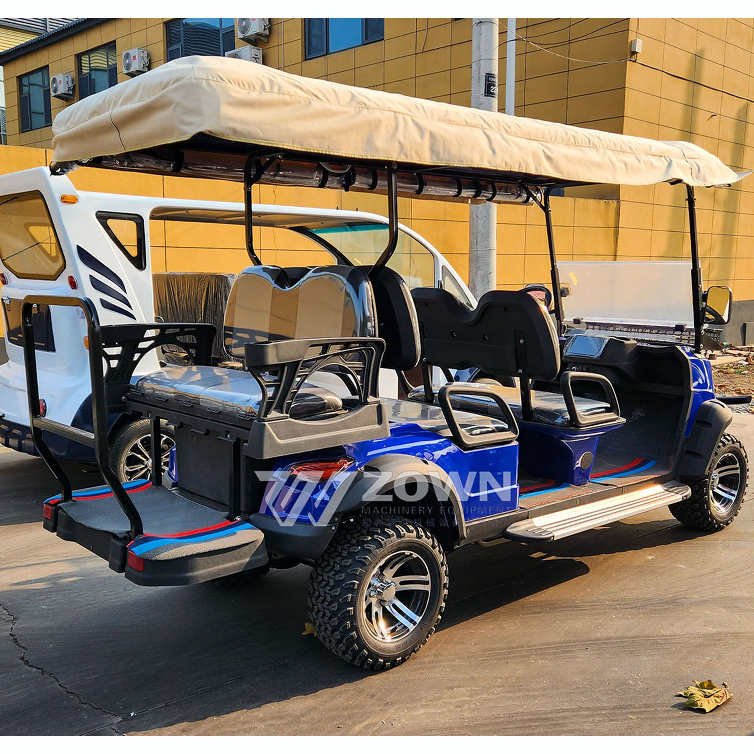 New high performance electric golf cart with canopy