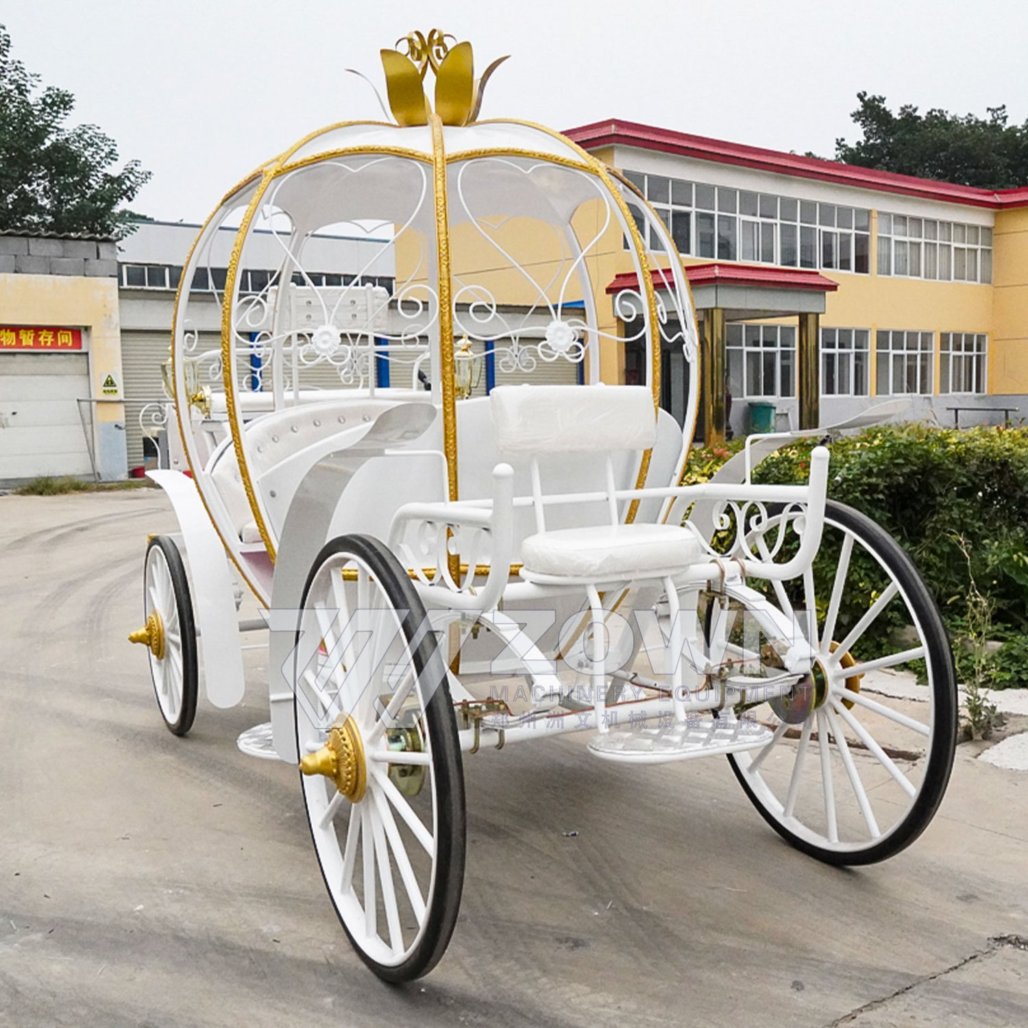 China factory super low price manufacturer customized wedding electric pumpkin carriage