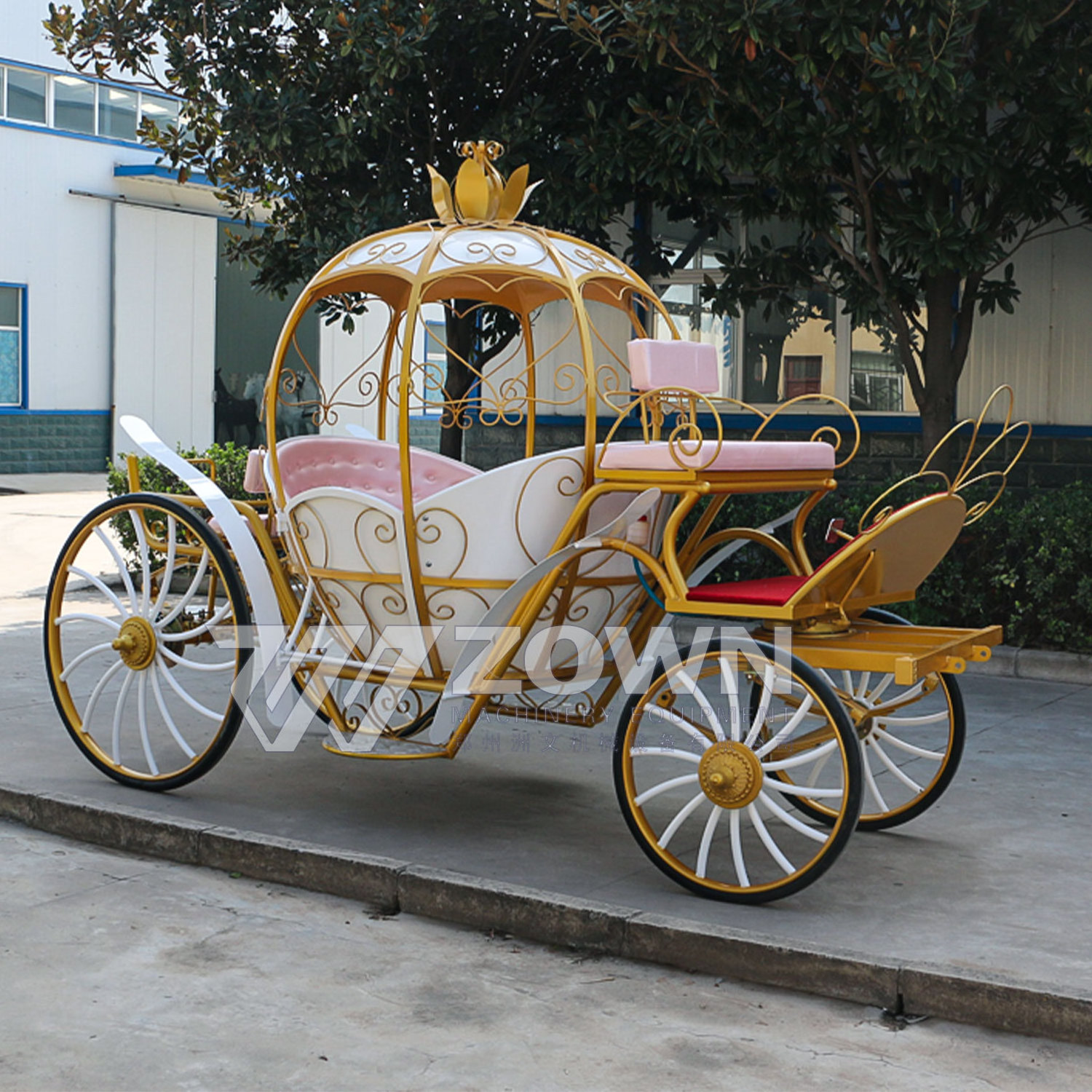 Queen's Wedding/Cinderella Carriage Horse-drawn Pumpkin Carriage