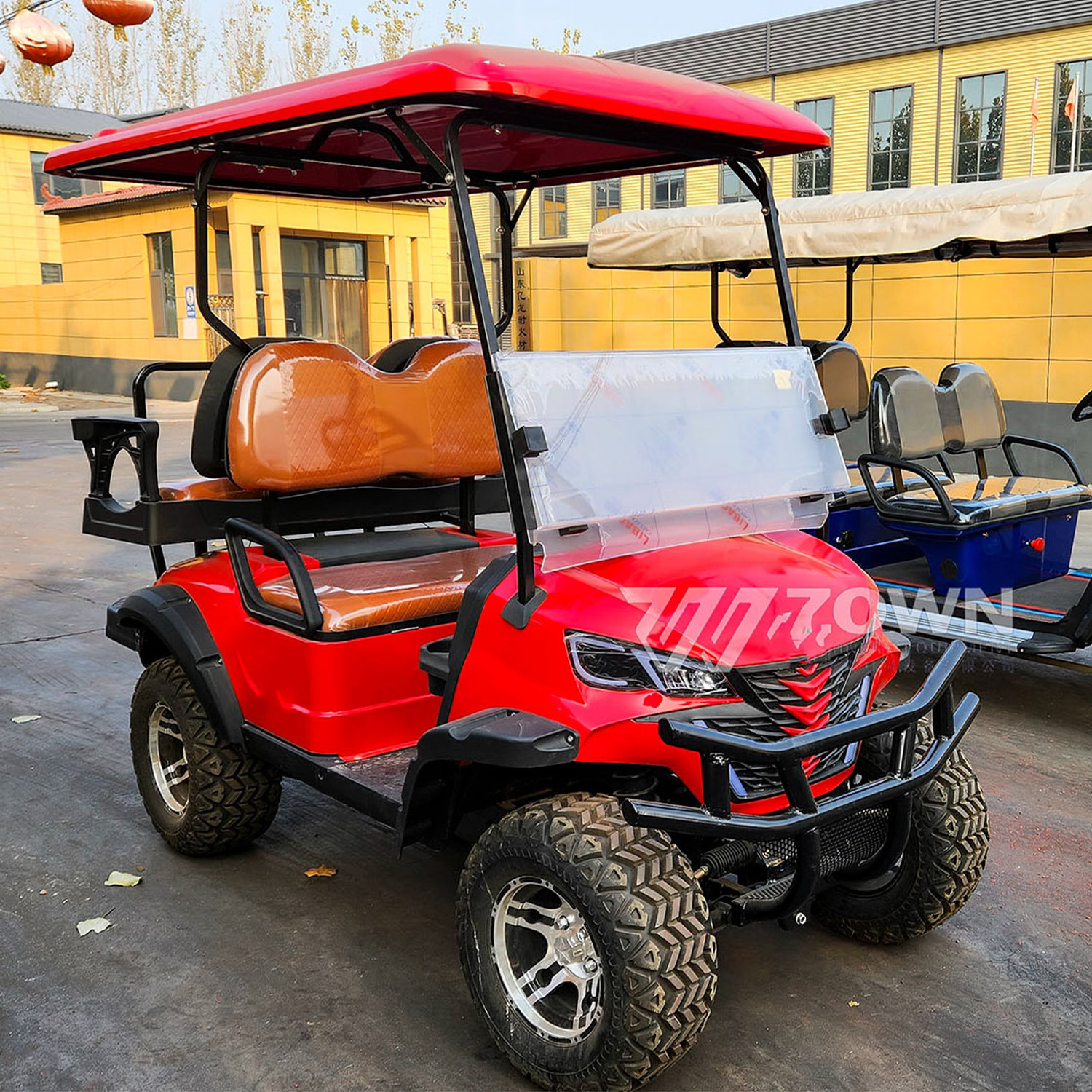 Factory direct sale the new fully powered electric beach vehicle dune buggy and four seats, off-road electric golf cart