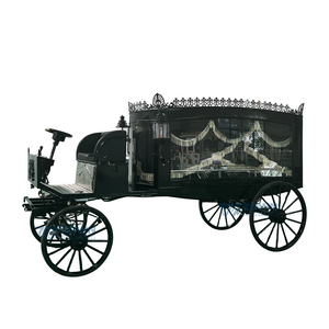 Hearse manufacturer supplies European electric funeral horse drawn electric customizable hearse