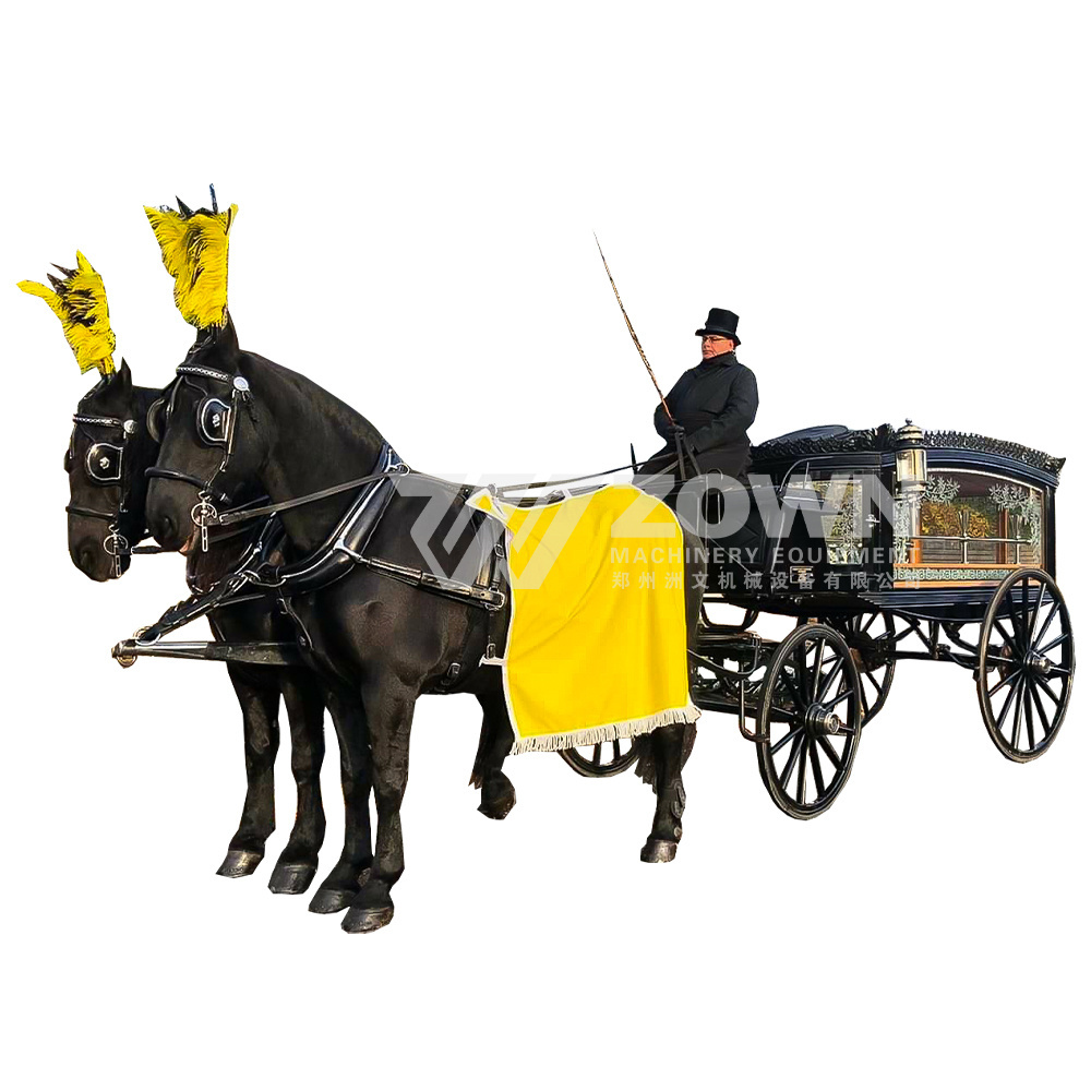 New customizable electric European modern horse-drawn funeral funeral coffin transport hearse