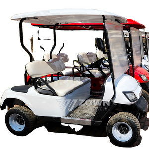 Multifunctional tourist hotel reception security patrol golf cart/electric four-wheel mini golf cart with customizable colors