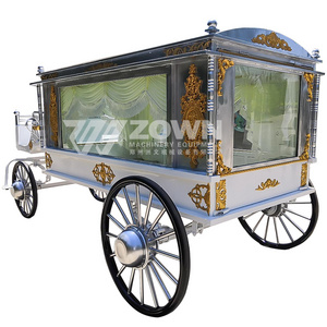 Top Ranking Funeral Hearse Manufacturer Electric Horse Hearse Luxury Hearse Carriage For Sale