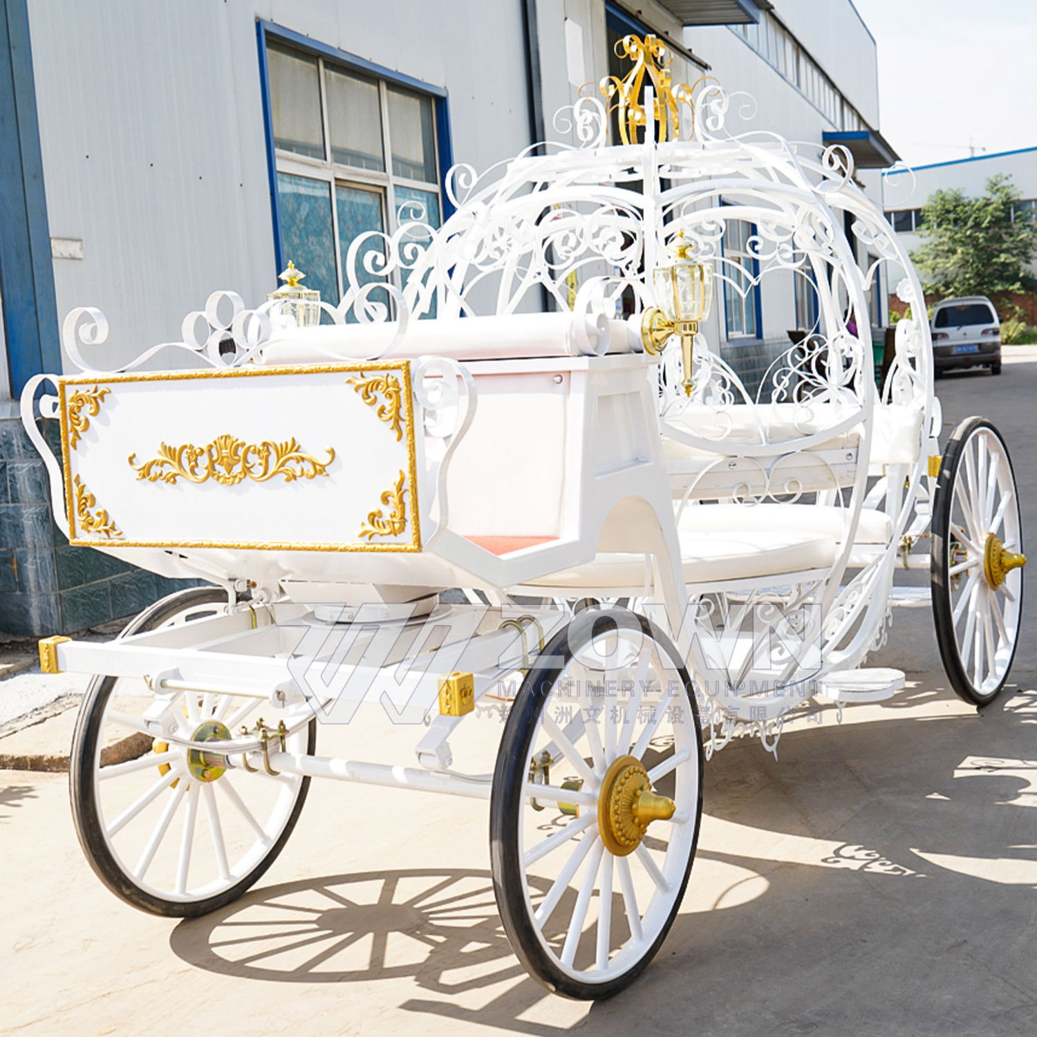 China factory super low price manufacturer customized wedding electric pumpkin carriage