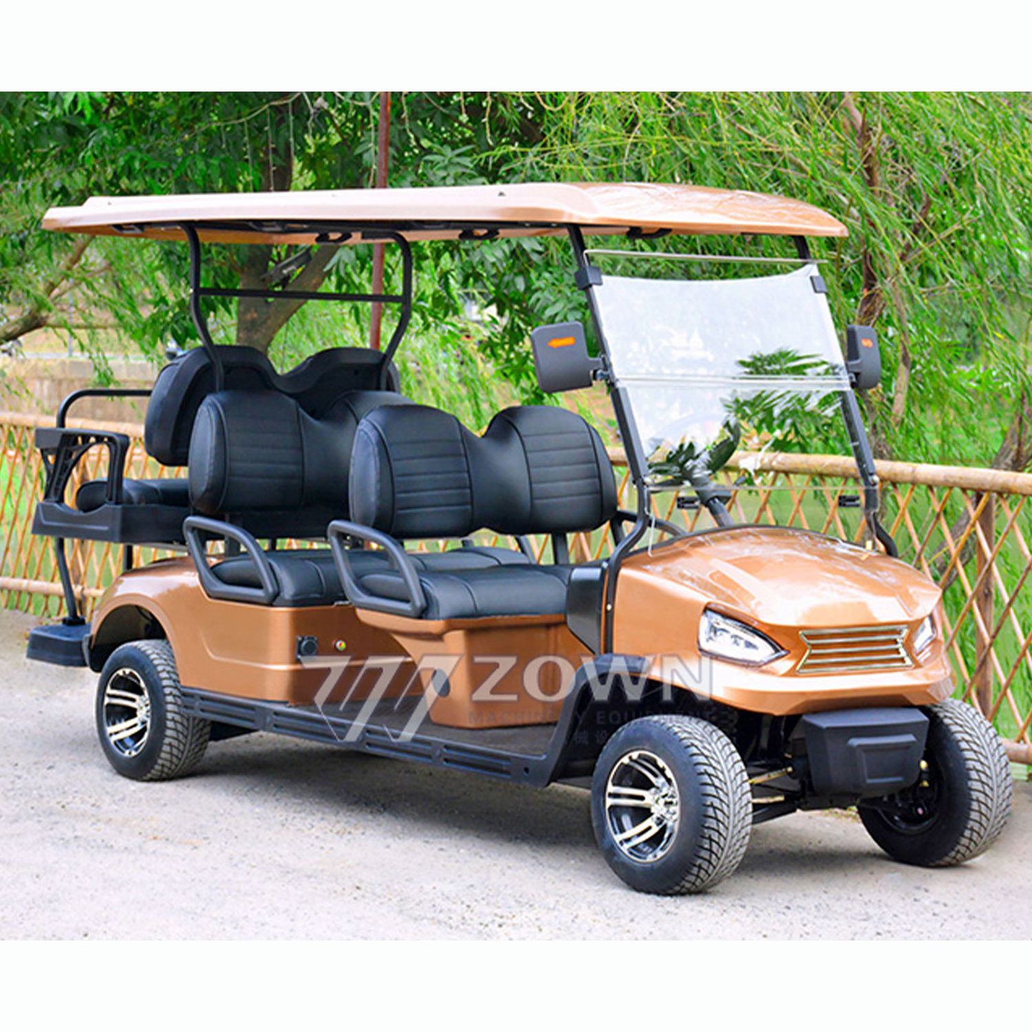 Wholesale road legal golf cart electric utility vehicle electric power steering 6 seater golf cart