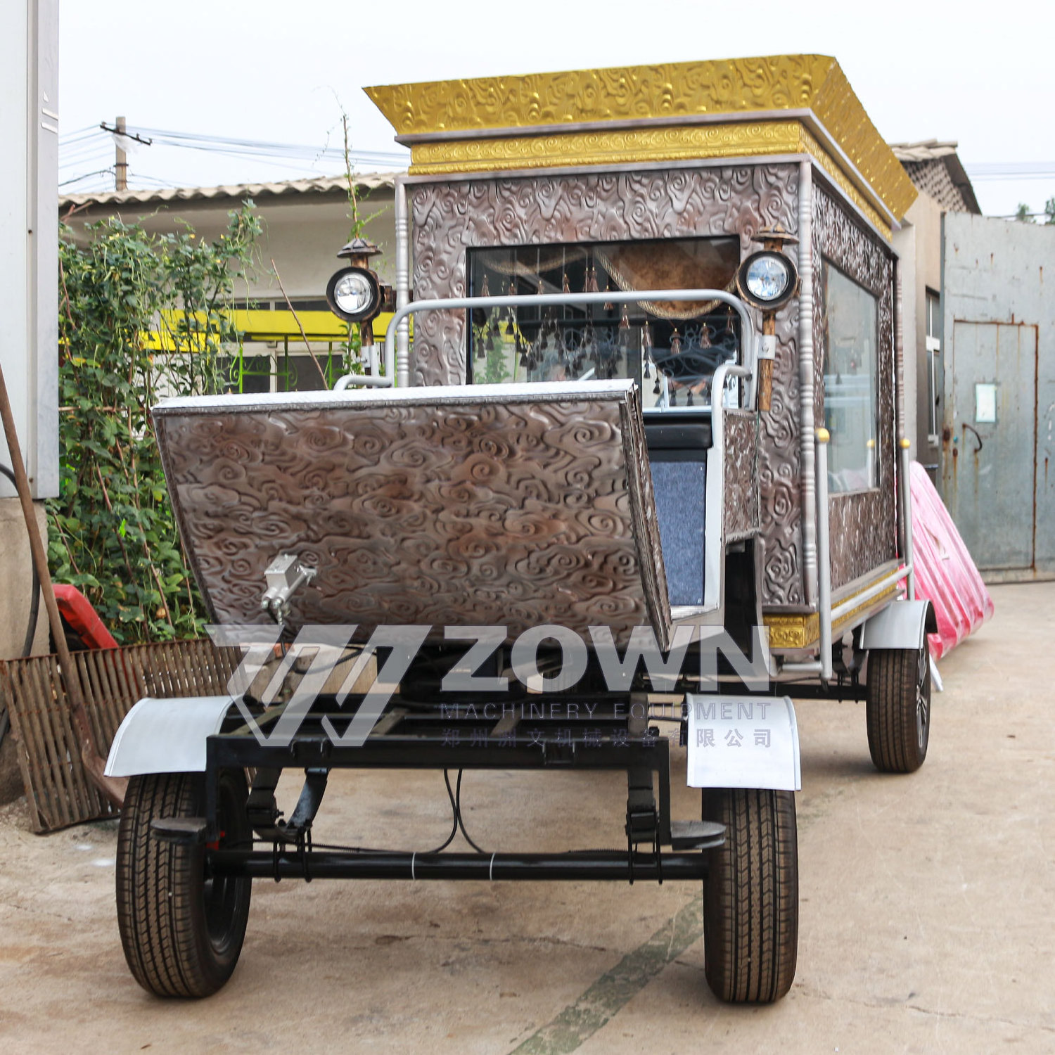 Hearse manufacturer supplies European electric funeral horse drawn electric customizable hearse