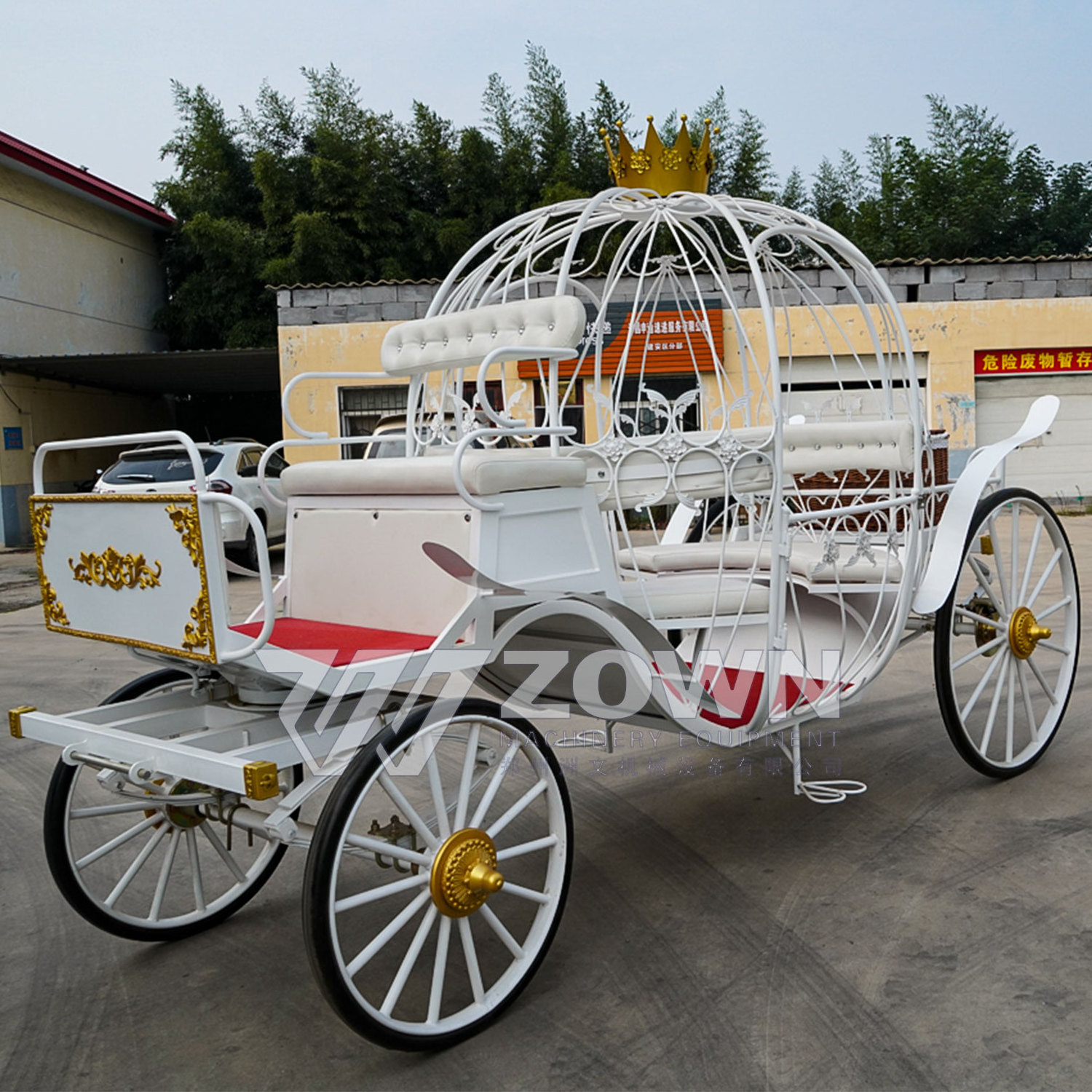 China factory super low price manufacturer customized wedding electric pumpkin carriage