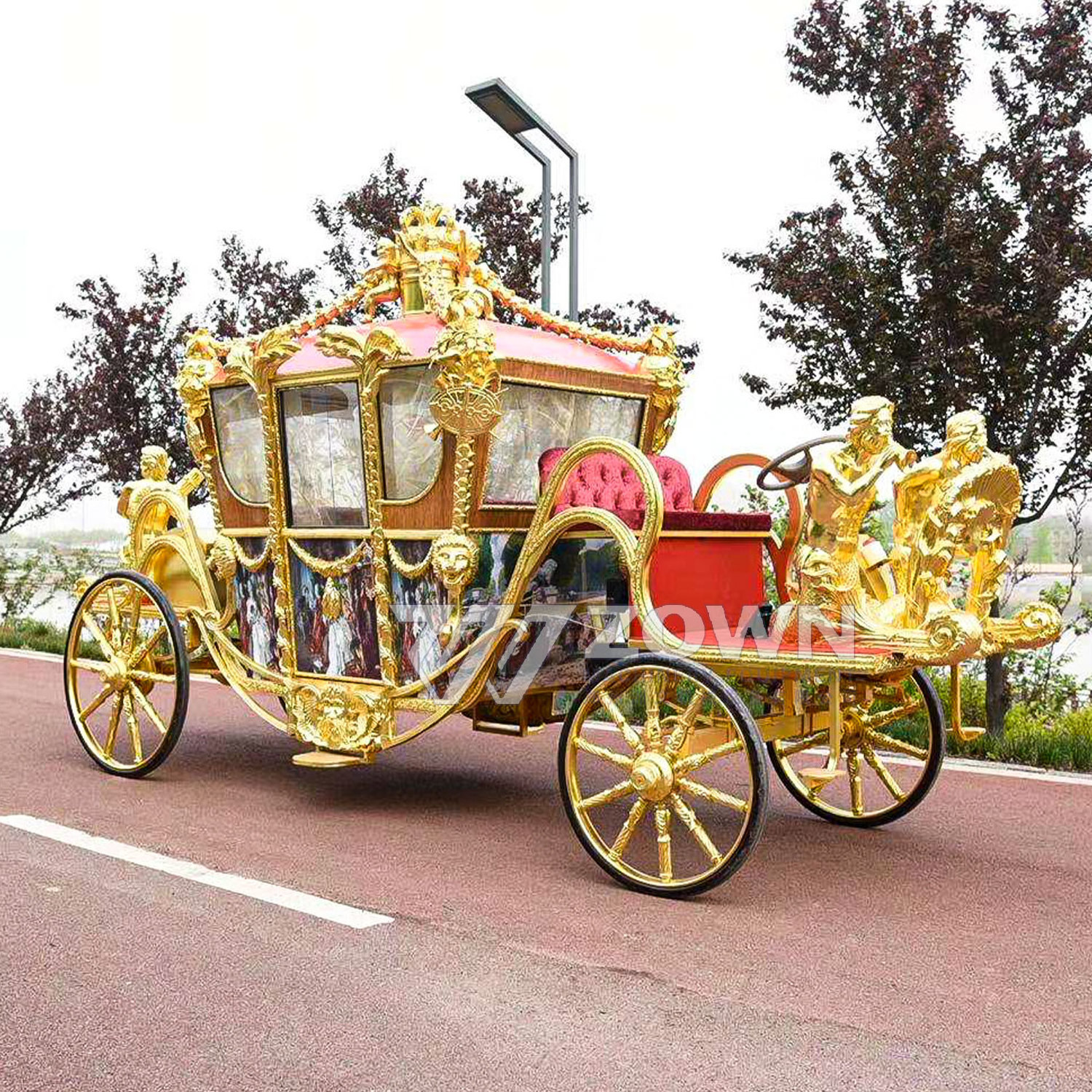 New Pony Mara Royal Princess Wedding Car Scenic Area Commercially Available, Convertible to Electric