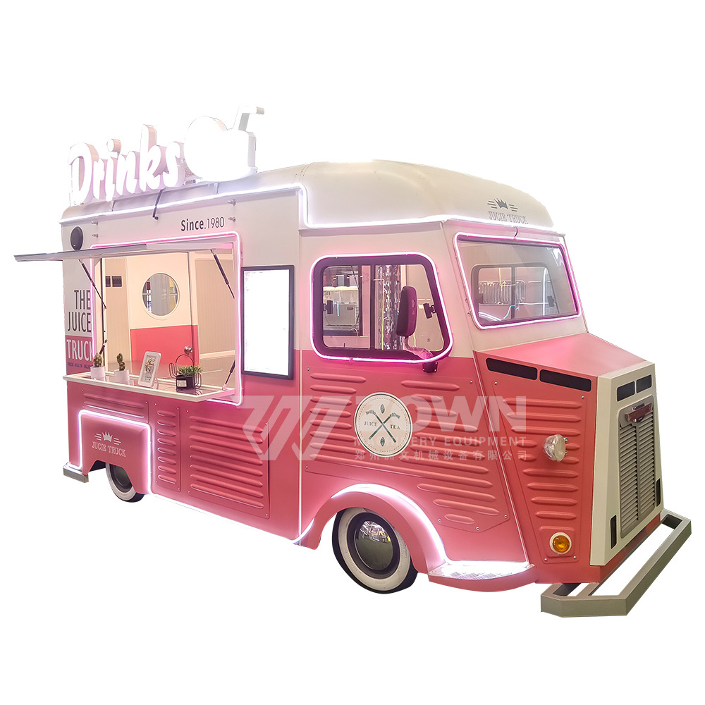 Hot dog breakfast mobile ice cream vending electric food truck with full kitchen