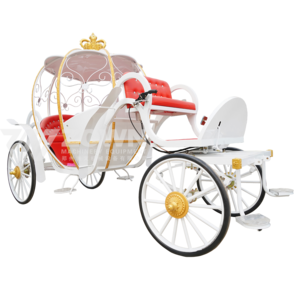 2024 Factory Direct Sales Royal Carriage Cinderella Electric Carriage European Scenic Spot Tourist Carriage Made in China