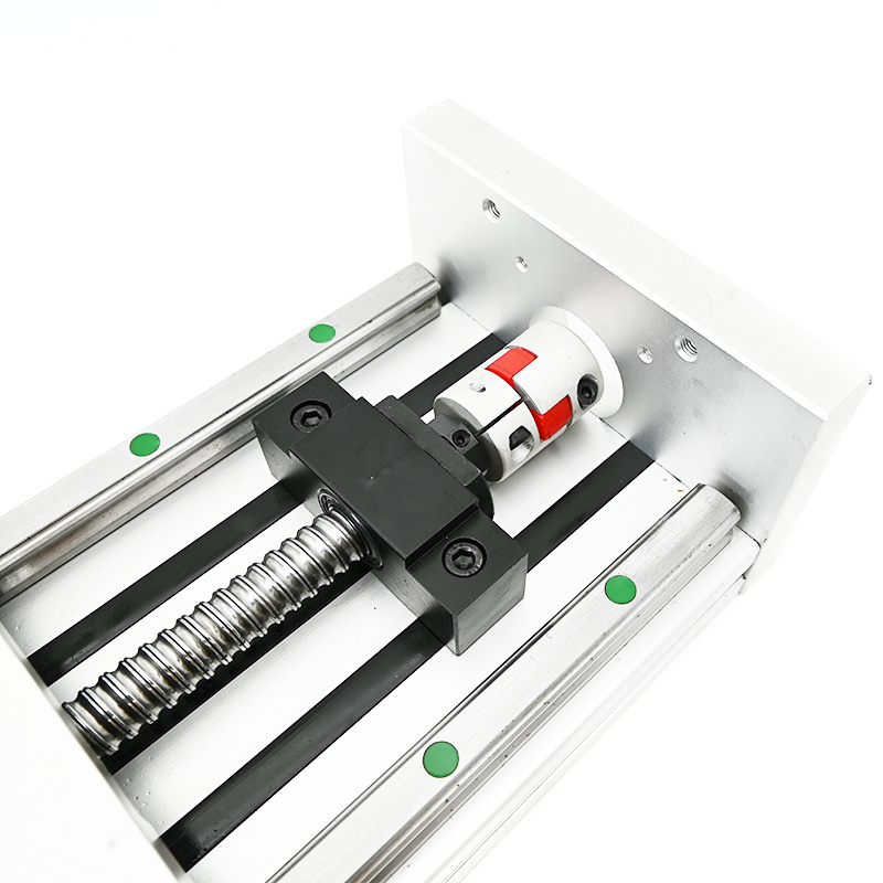 Multi-axis Ball Screw Linear Guide Rail Motion Module CNC XYZ Aixs Linear Actuator CNC Robotic Arm 300mm Effective Stroke