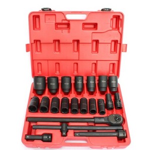 New Design 21pcs 3/4'' inch Black Oxide 12-point Sae Deep Impact Socket Impact Sockets