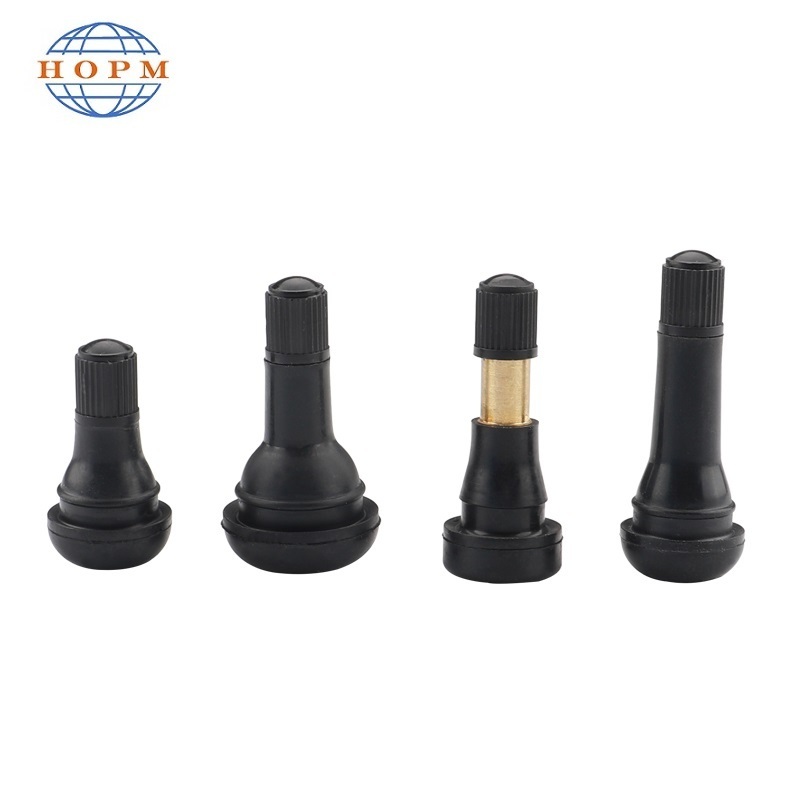 Auto Spare Parts Tyre Valve Tubeless Snap-in Brass Stem and Core EPDM Rubber Tire Valve TR600