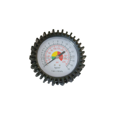 Car Accessories 0-220Psi Mechanical Tire Inflator Pressure Gauge 0-16Bar Air Gauge Hose Thread 13mm Tyre Repair Tool