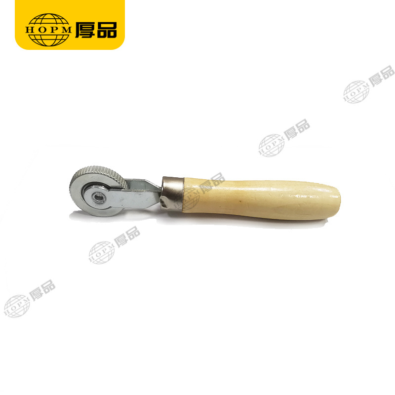 Car Accessory 38*3mm Tire Scraper Nickel-plated Wooden Ball Bearing Roller Stitcher with Points Tyre Repair Tool