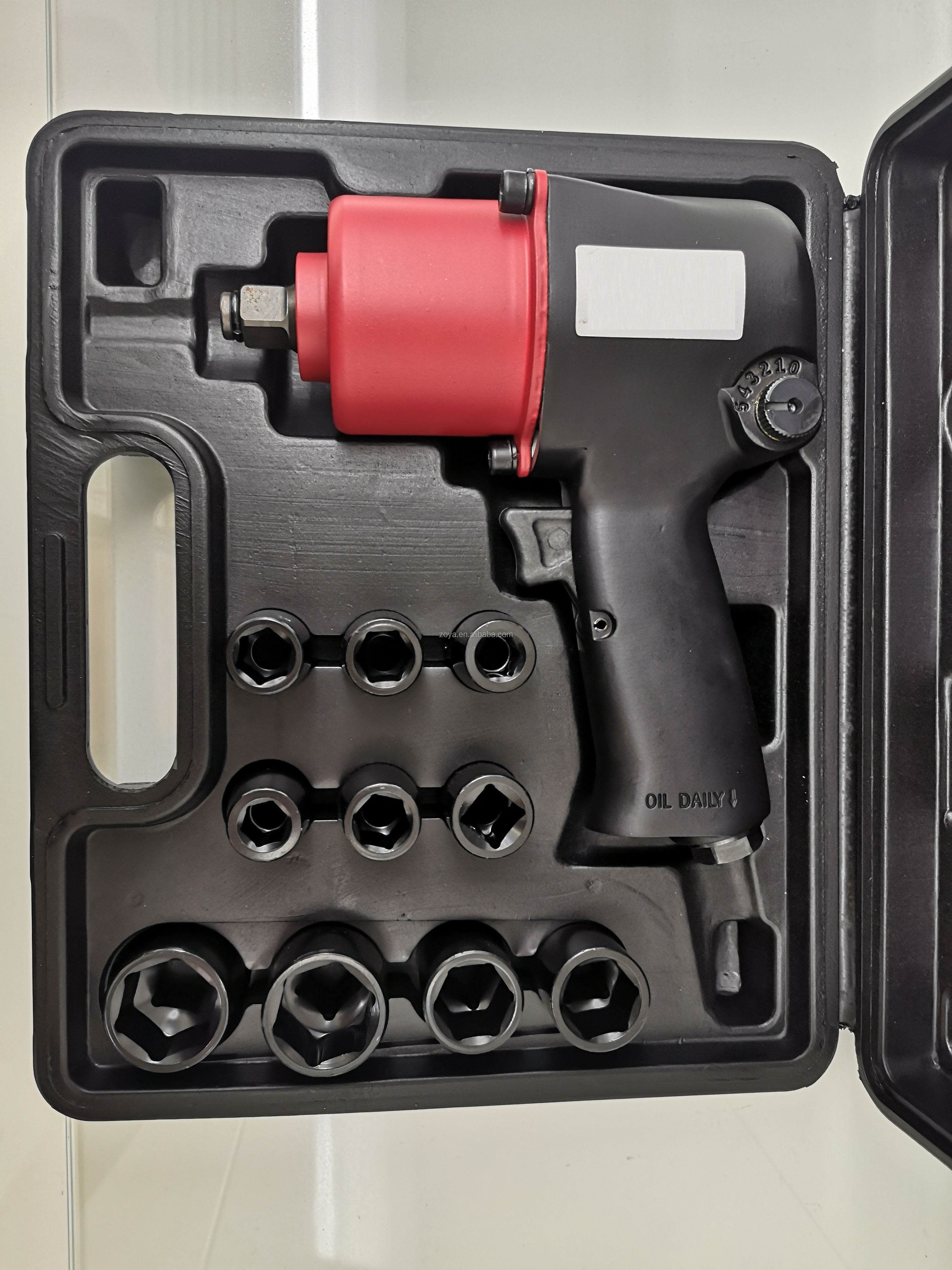 AUTO REPAIR HP-5270 RED PNEUMATIC TOOL 1/2INCH COMPOSITE AIR IMPACT WRENCH KIT 760N.M FOR CAR MOTORCYCLE TIRE REPAIR TOOL