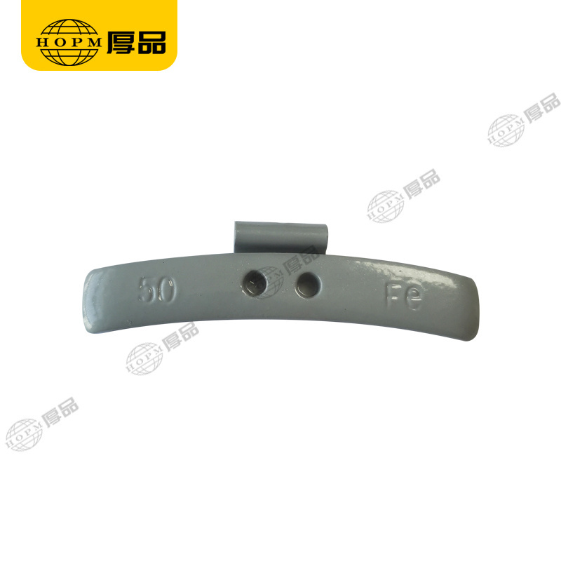 5-60G Fe Clip-on Wheel Balance Weight with Grey Painting Surface Finish for Steel Rim