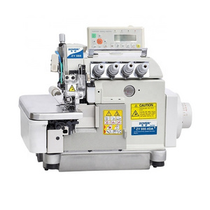 ZY988-4DA Good factory manufactures glove label towel overlock sewing machine