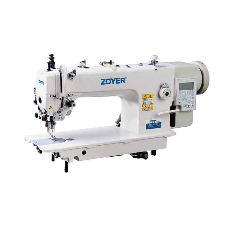 ZY0303-D3 Zoyer Auto Thread Trimmer Heavy Duty Top With Bottom Feed Lockstitch Machine Head