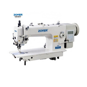 ZY0303-D3 Zoyer Automatric Trimmer Heavy Duty Top with Bottom Feed Lockstitch Sewing Machines Industrial Carton Direct Drive 45