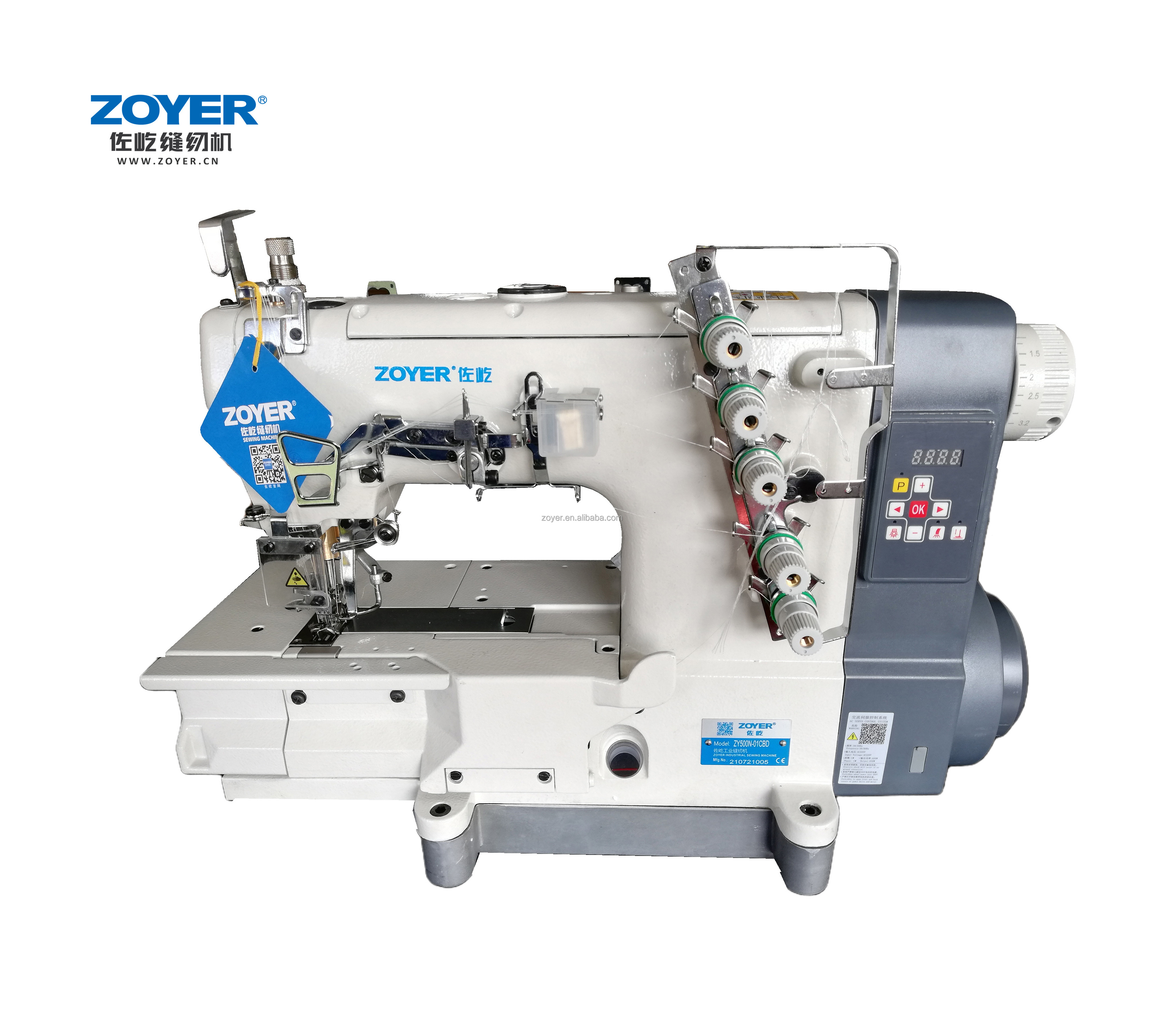 ZY500N-01CBD Direct drive high speed seaming interlock sewing cover stitch industrial machine