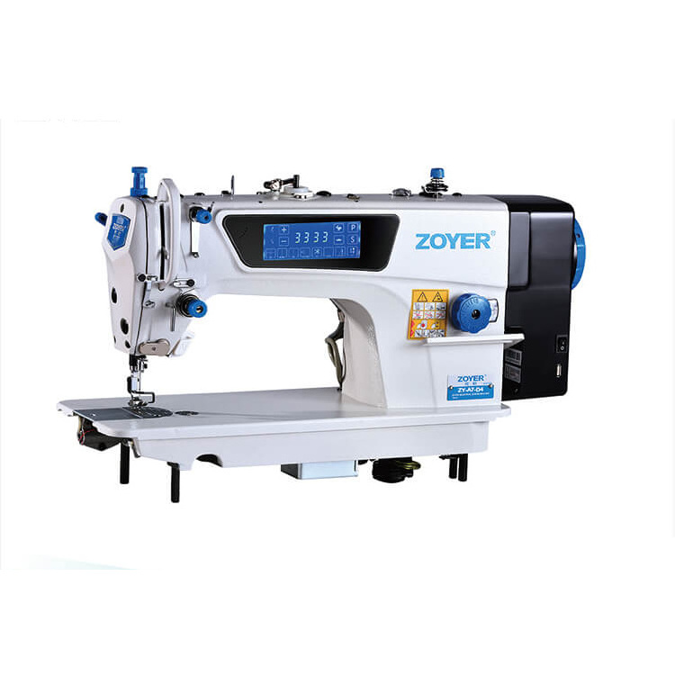 ZY-A7-D4 zoyer speaking direct drive auto presser foot lifter high speed lockstitch industrial sewing machine for garment