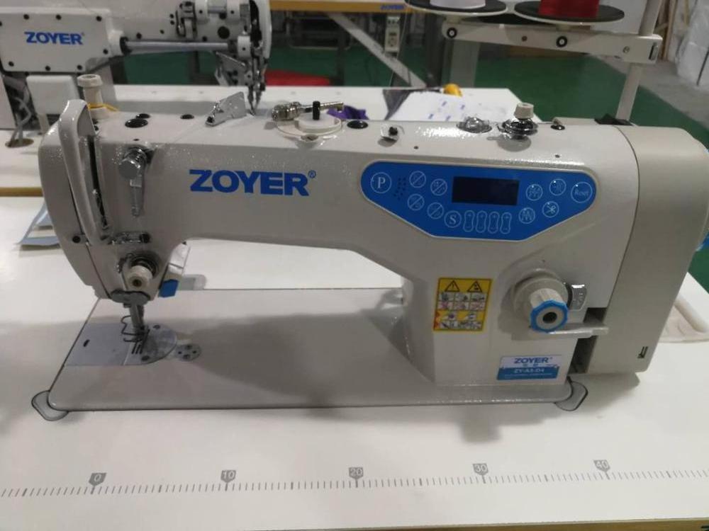 hot sales ZY-A5-D4 zoyer speaking direct drive automatic presser foot lifter  high speed lockstitch industrial sewing machine