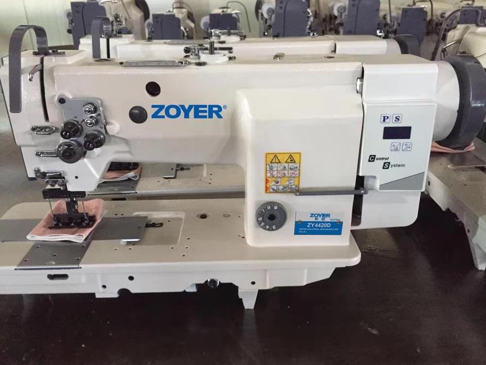 ZY4420 zoyer double needle heavy duty compound feed lockstitch