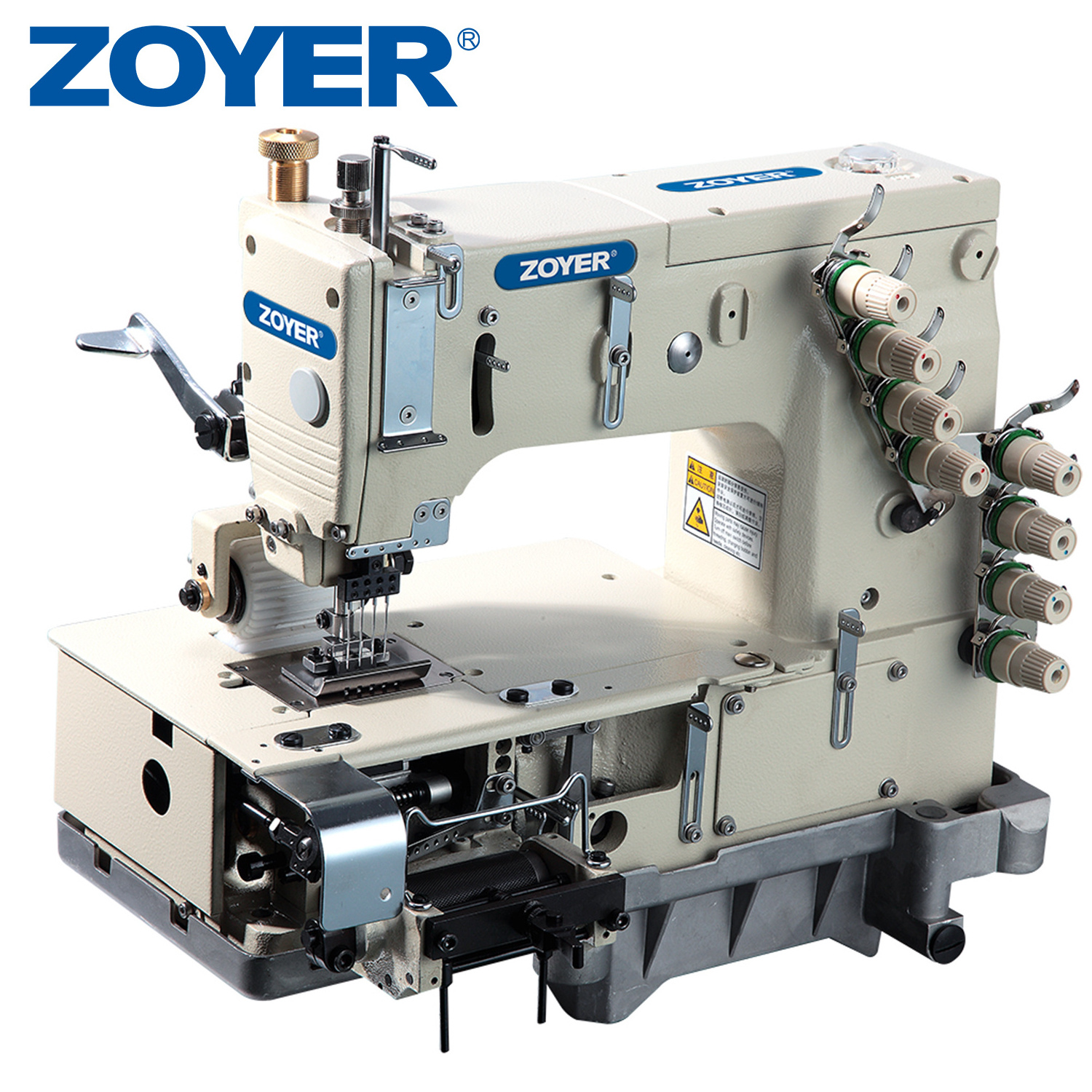 ZY1404PMD Zoyer 4-Needle Flat-Bed Double Chainstitch Sewing Machine (metering device)