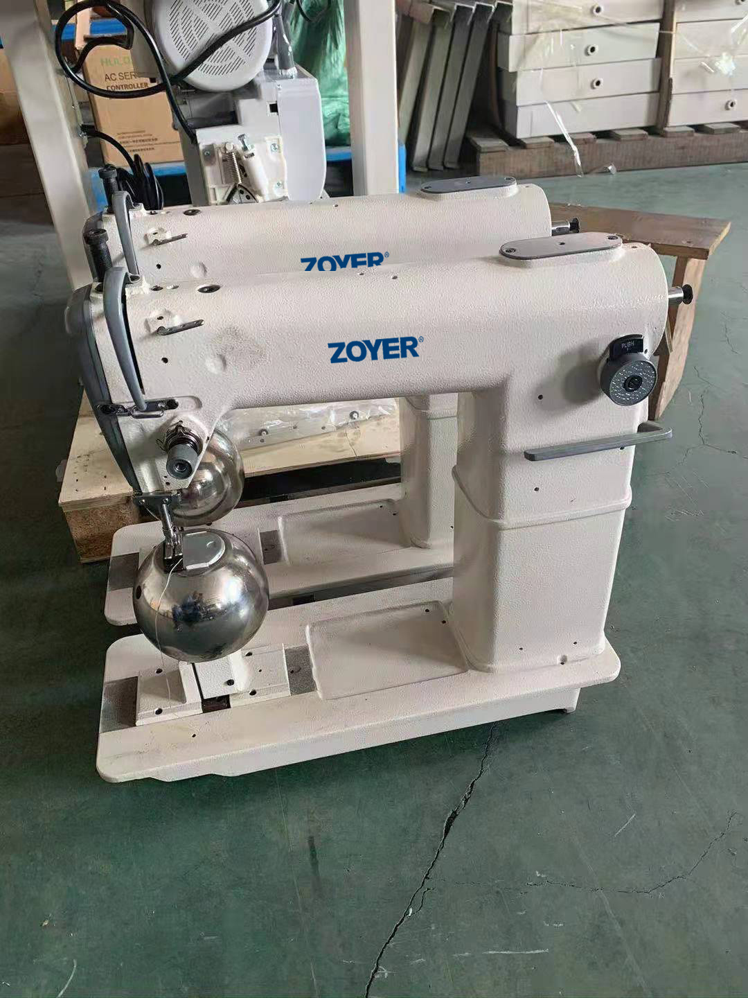 ZOYER hot sale high quality ZY810W belt  drive single needle post bed wig sewing machine  Wig Making Sewing  Machine