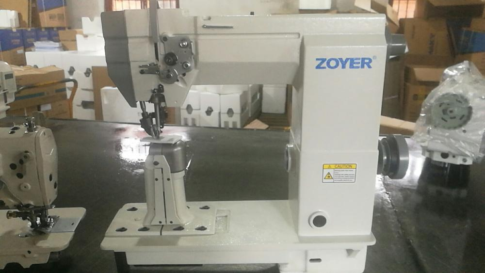 ZY9920 Double Needle Post Bed Lockstitch Industrial Sewing Machine computer post bed single needle leather sewing machine