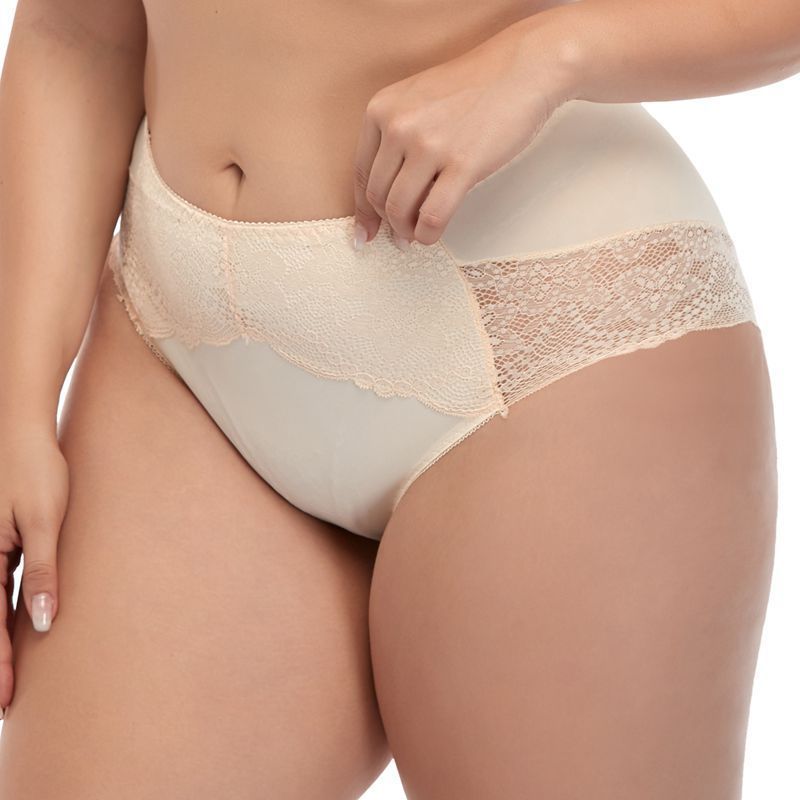 ZOYIAME Wholesale Big Women Panties Fat Big Woman Lace High Waist Panty Large Butt Underwear Sexy Breathable Plus Size Panties