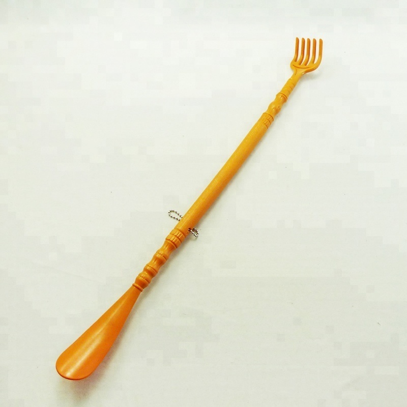 Plastic back scratcher and shoe horn promotion gift